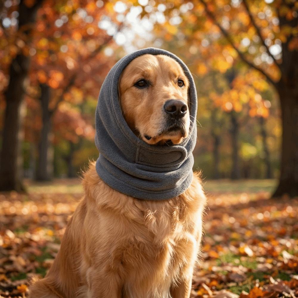 Breathable Dog Soothing Headgear Noise Reduction Dog Ear Cover Pet Calming Hood  Sleep Use