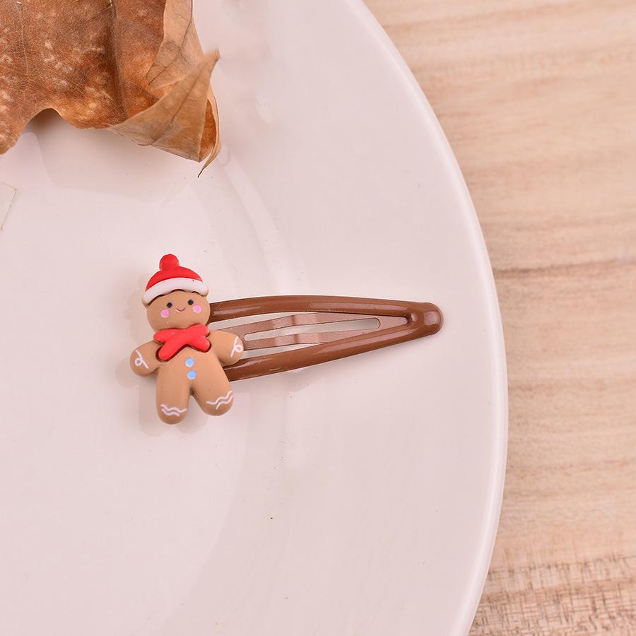 Christmas Snowman Cartoon Hair Clip - Cute, Baby-Friendly Holiday Accessory for Kids