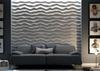 3D Wall Panel Mold for Gypsum, Plaster or Concrete Tile for Decorative Wall Panels 'Efir'