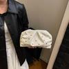 Yogodlns Простые Универсальные Клатчи для Вечера для Женщин Однотонные с Дизайном Плиссе и Заклепок Женский Клатч Мягкий Кошелек из Искусственной Кожи