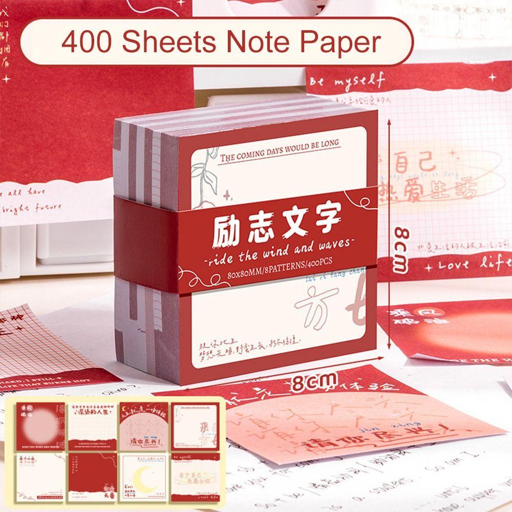 400 листов нелипкой бумаги для заметок Capybara Kawaii Memo Notepad Letterpad Memo Reminder Paper Gift