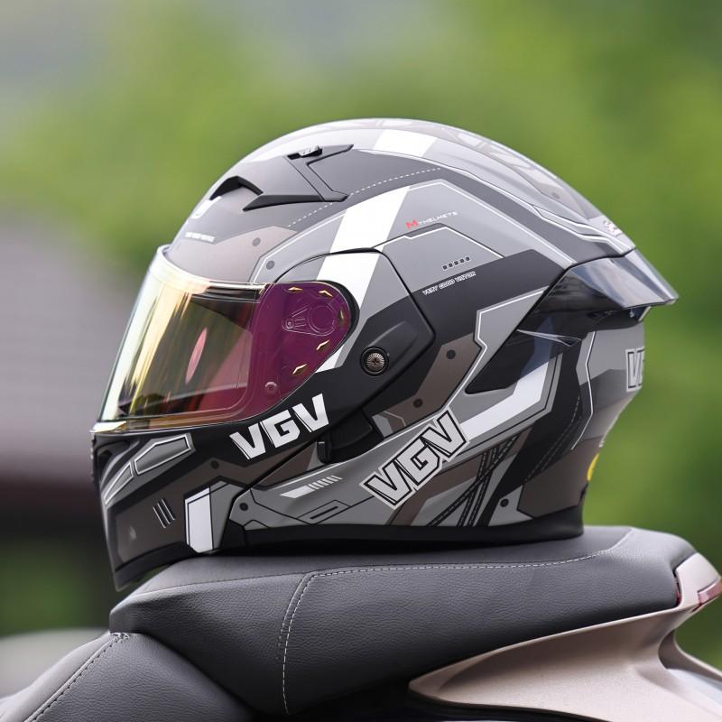 Full Face Motorcycle Helmet Flip-Up Modular Dual Lens DOT CCC Certified All Season Adult Unisex ABS