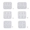 Crystal Earring Pendant Mould Ear Clips Silicone Mold Irregular Shapes Earrings Mould for DIY Enthusiasts Crafts Mould