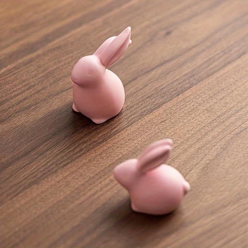 Пара Керамических Фигурок Кроликов Для Пасхи И Домашнего Декора, А Также В Качестве Подарков-Фарфор, Современное Искусство, Свадебные Поделки, Подарки