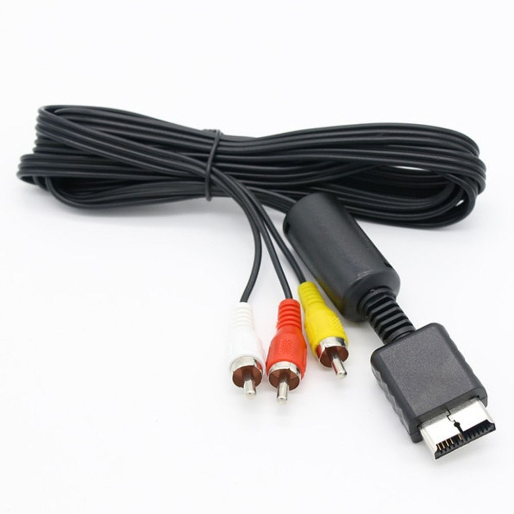 Для Sony PS2 PS3 Аудио Видео AV Кабель Шнур Провод К 3 RCA ТВ Лид 1.8м/6ФТ Кабель Геймпада Длина Аудио Видео AV Кабель Шнур RCA