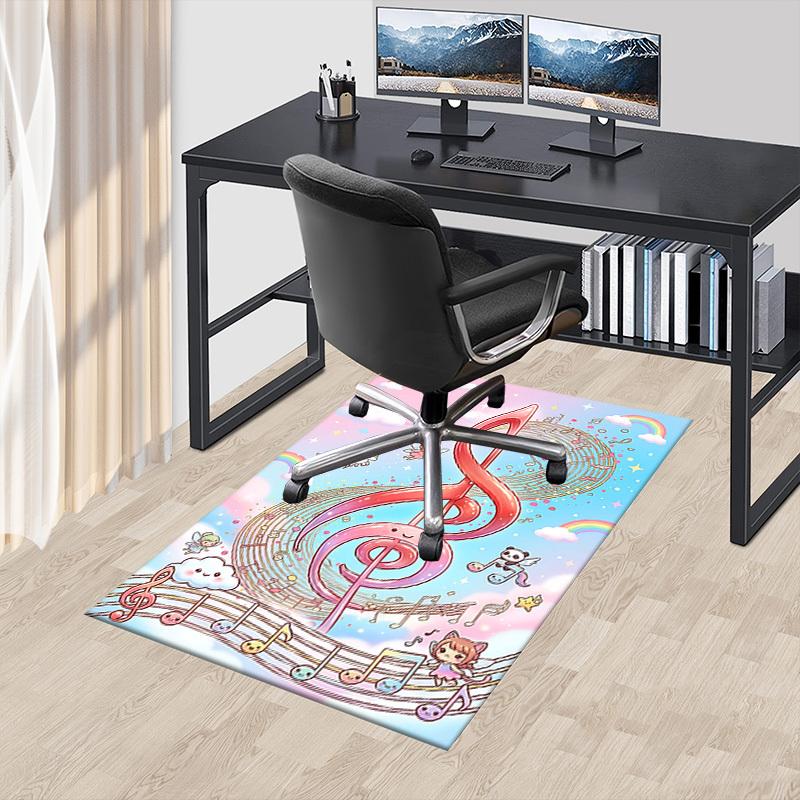 1PC Music Fantasy Non-Slip Floor Carpet Compatible for Office&Living Room&Bedroom&Dining room -  Soft & Pattern-G0328