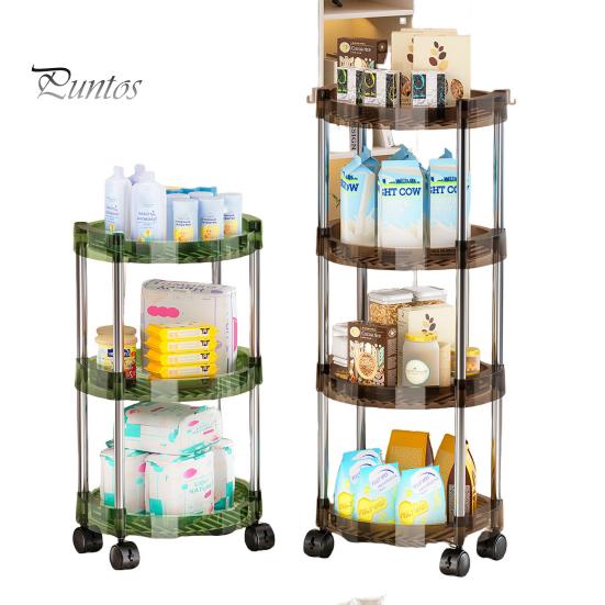 Стеллаж для хранения вещей, многоуровневая тележка с вращающимися на 360 градусов колесами, прочный несущий органайзер для косметики в ванной, полка большой емкости