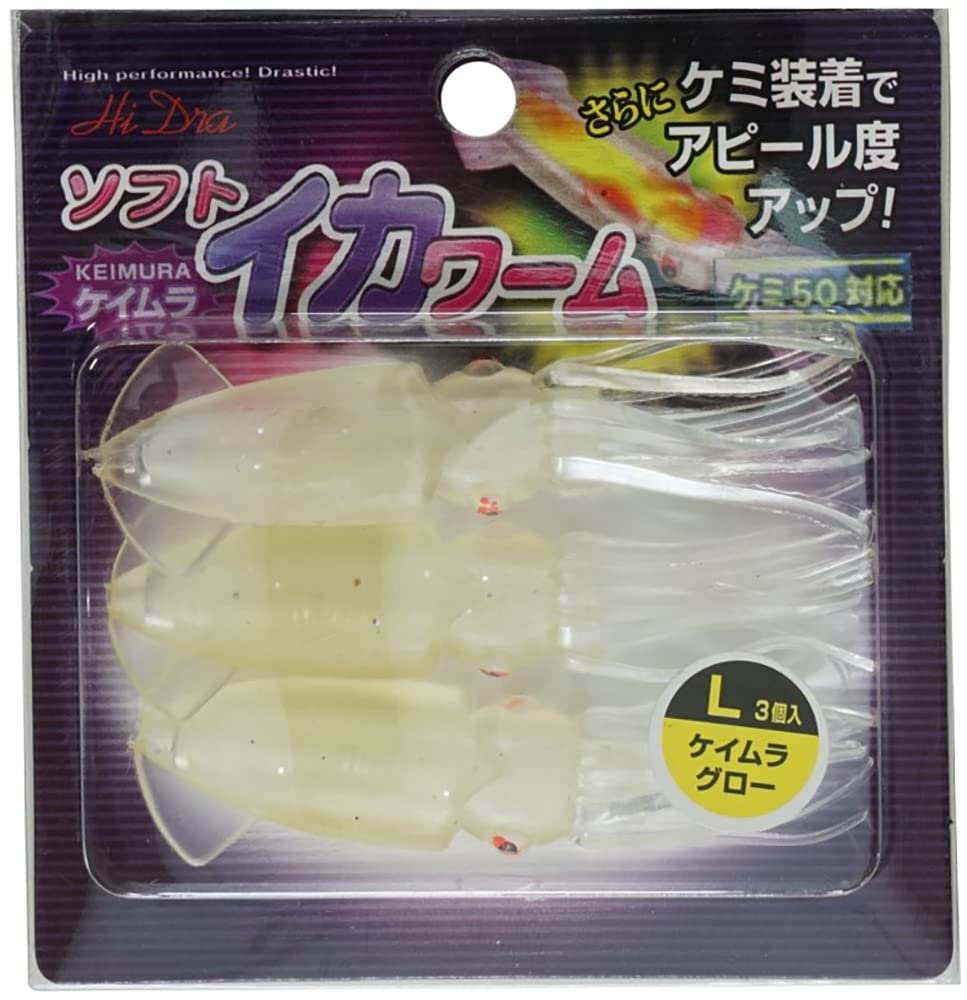 MARUSHINGYOGU Dragon Soft Squid Worm (Keimura) Glow L