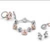 Pandora Sparkling Double Hoop Earring 299052c01