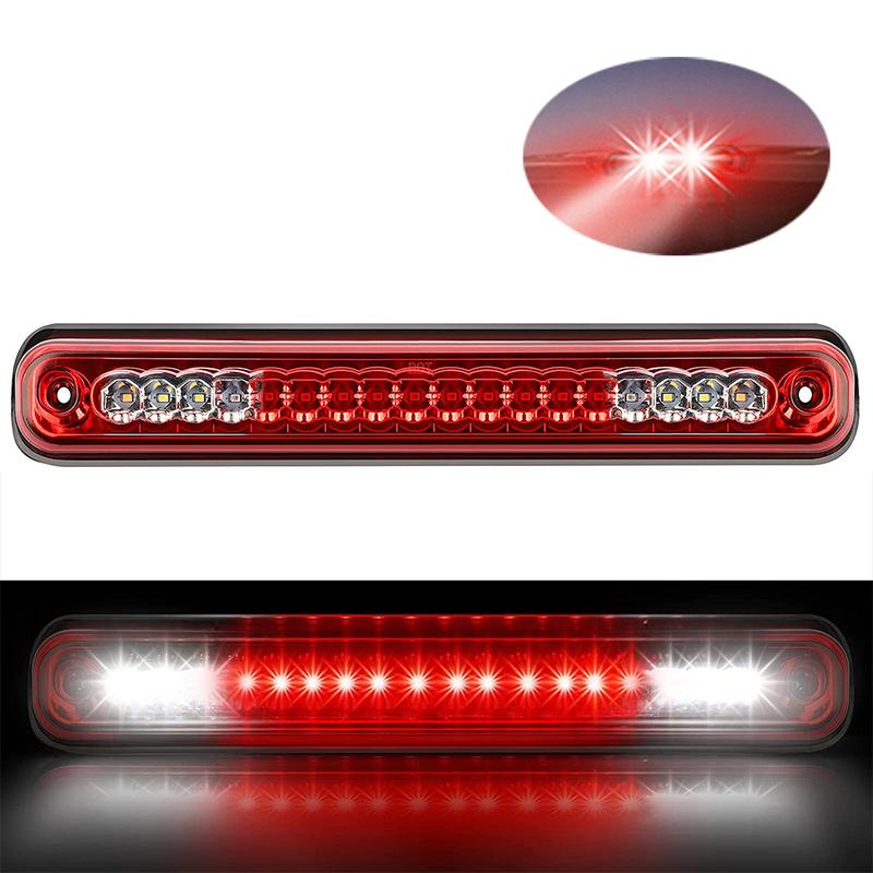 1pcs Car LED Third 3rd Brake Light Red/White Tail Lamp Stop Light for Chevy C1500 C2500 Tahoe/GMC C1500 C2500 Yukon Waterproof