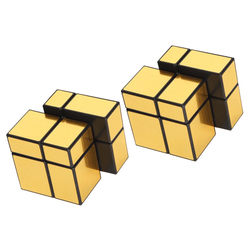 2 шт. магический куб второго порядка золотое зеркало головоломка обучающие развивающие игрушки для детей и взрослых