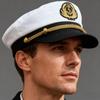 Взрослая яхтенная капитанская шляпа с регулировкой, мужская и женская, для вечеринок, маскарада, нарядов, мероприятий. Отличные стильные аксессуары