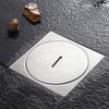 Yousheng Stainless Steel Floor Drain High Flow Design Easy Installation Square Shower Drain Bathroom Kitchen Balcony Accessories