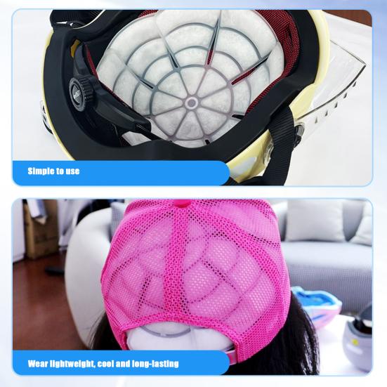 1/2 шт., подкладка для шапки со льдом, вставка для каски, охлаждающая подкладка для шлема без пота, охлаждающий коврик для езды на открытом воздухе для занятий спортом