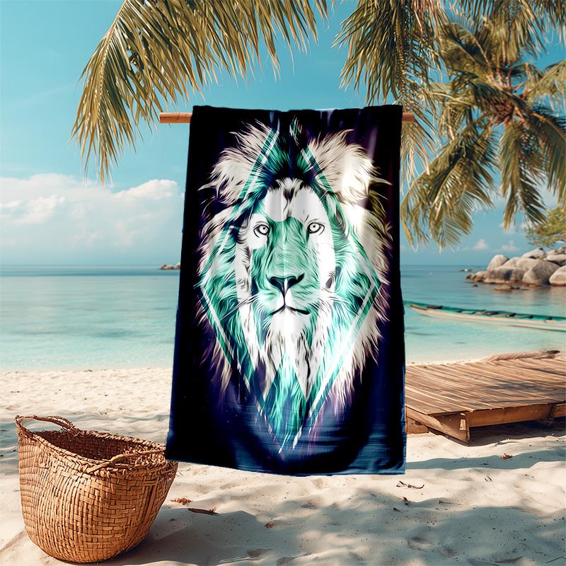 proof beach towel with Werder Bremen LOGO pattern - soft,absorbent,quick-drying,machine washable - perfect for swimming,camping,bathing