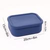 Silicone Bento Box Made from Platinum LFGB German Silicone - Microwave, Freezer and Oven Safe - Lunch, Snack and Food Container