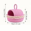 Scratch Resistant Weave Hamster Nest Wear Resistant Hamster Cage Guinea Pig Tunnel  Rest Shelter