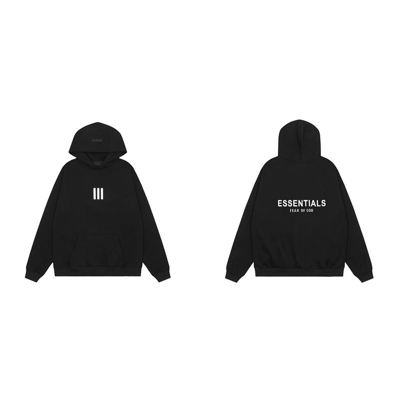 Mens Oversized Hooded Sweatshirt With Flocked Letter Print Streetwear Cotton Pullover Winter Casual Top