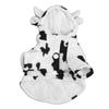 Dog Hoodie Winter Jacket Stylish Cute Cow Design Comfortable Warm Pet Winter Clothes for Small