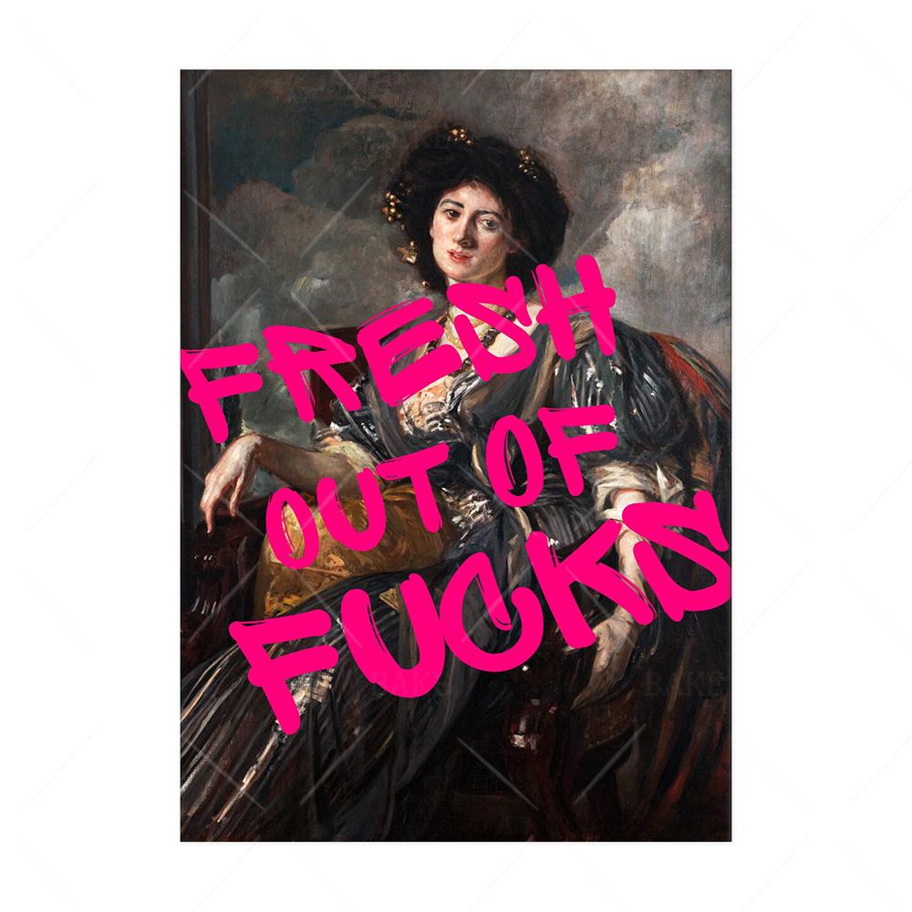 Просто здесь для торта, плакат для девочек, красочный эклектичный винтажный Забавный художественный холст, картина, принт, настенная картина для декора спальни