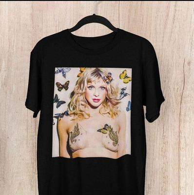 Унисекс Футболка с принтом Courtney Love Hole Band Tour Все размеры от S до 5XL PR297