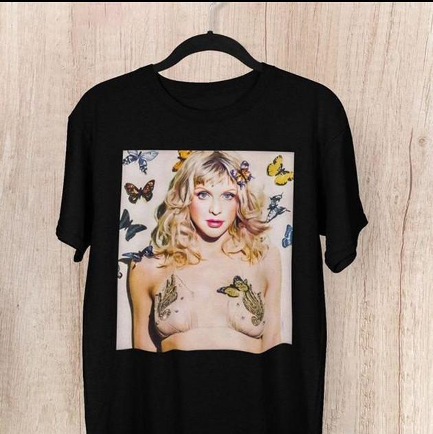 Унисекс Футболка с принтом Courtney Love Hole Band Tour Все размеры от S до 5XL PR297