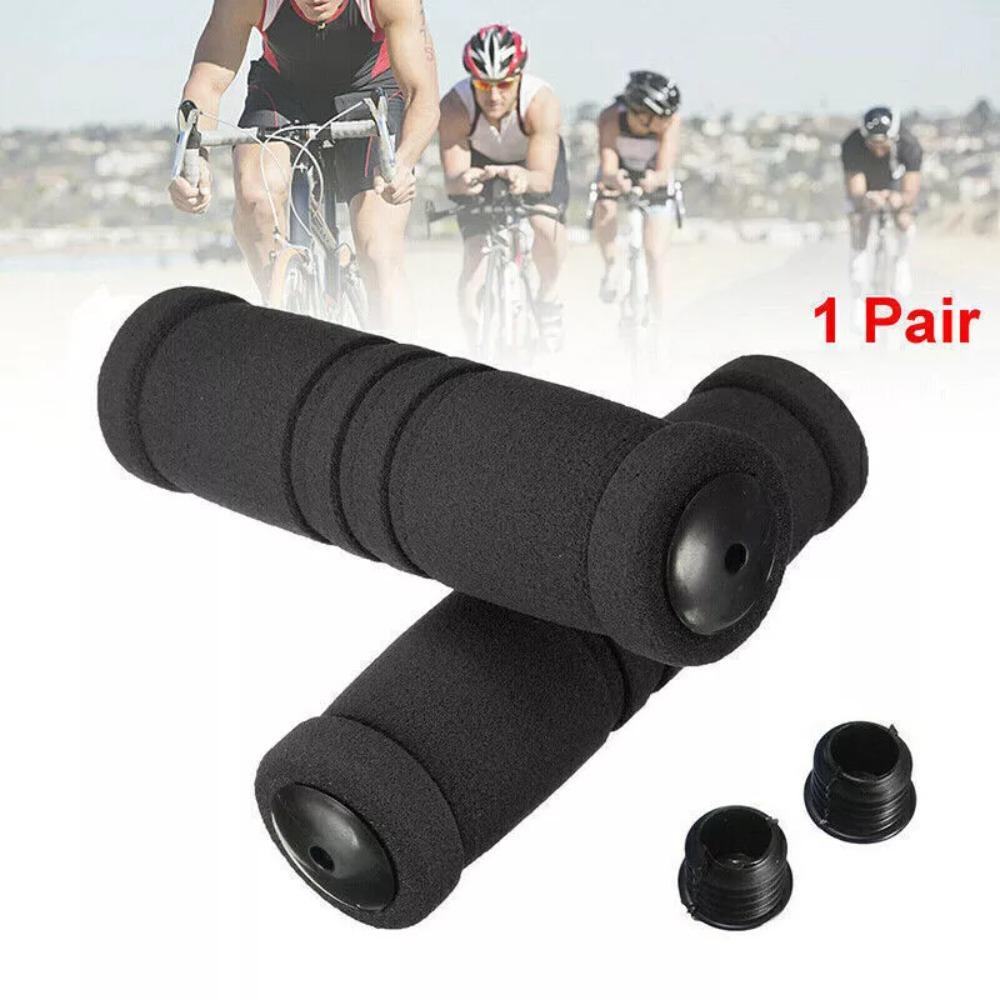 Soft Bike Cycling Handle Grips Anti Slip Mountain Bike Grips For MTB Scooter