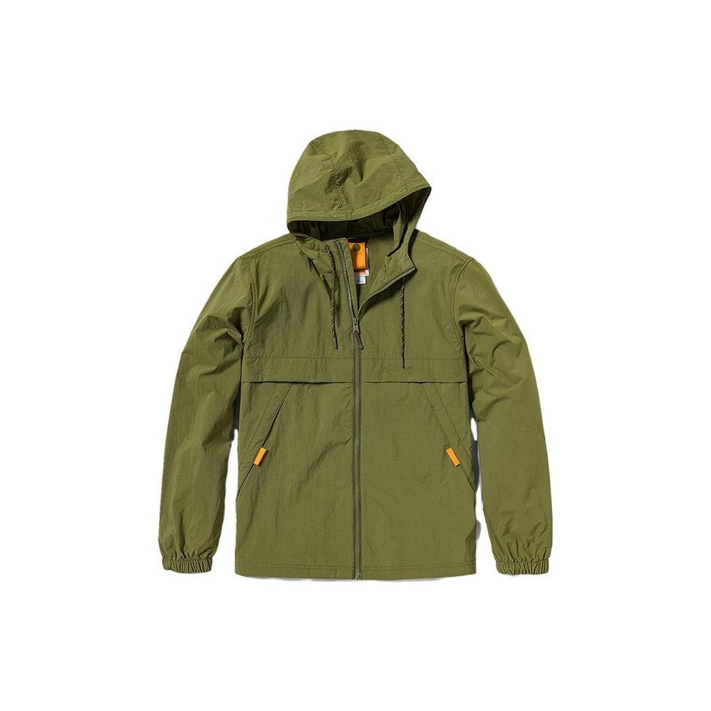 Timberland Однотонная водонепроницаемая куртка с капюшоном для отдыха на открытом воздухе, мужские куртки цвета авокадо-зеленый A6RAD-V46