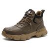Labor Insurance Shoes Men's Anti-smashing and Anti-piercing Steel Baotou Work Shoes Deodorant Lightweight Soft Sole Construction Site Safety Shoes