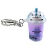 Подвеска Cat Bubble Tea, мультяшный чай с молоком, кулоны, брелоки, модные акриловые брелоки, украшения для рюкзаков и телефонов