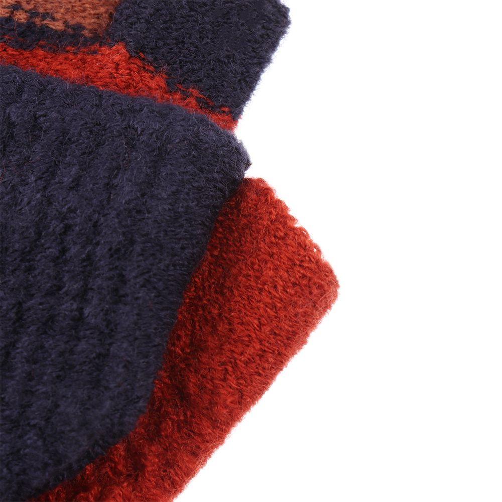 Students Children Fashion Knitted Glove Half-finger Gloves Thickening Gloves Winter Warm Mittens