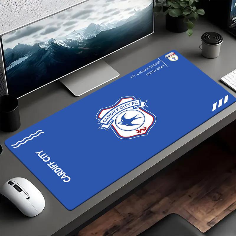 Cardiff City Afc Crest Mouse pad Mouse pad, Gaming Mouse Pad, keyboard pad, Desk Decor for computer notebook Fan Gift Birthday Gift