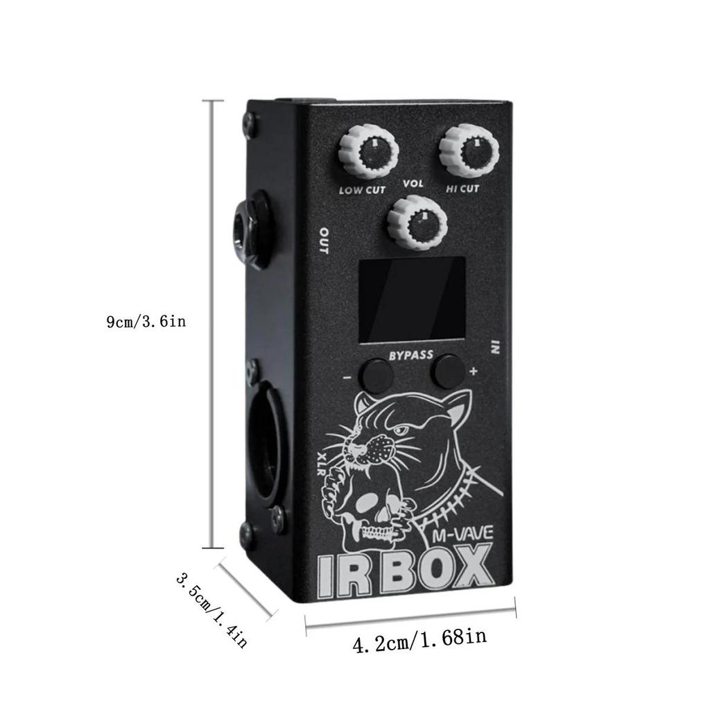 Эффект гитарной педали M-VAVE IR BOX Симулятор кабинета и поддержка ИК-загрузчика