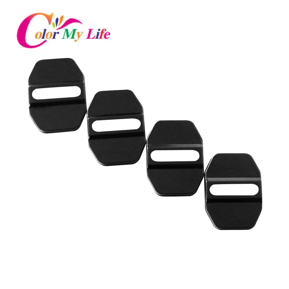 Защитная крышка автомобильного дверного замка Color My Life для Jeep Compass 2017 2018, аксессуары, чехлы для внутренних дверных замков