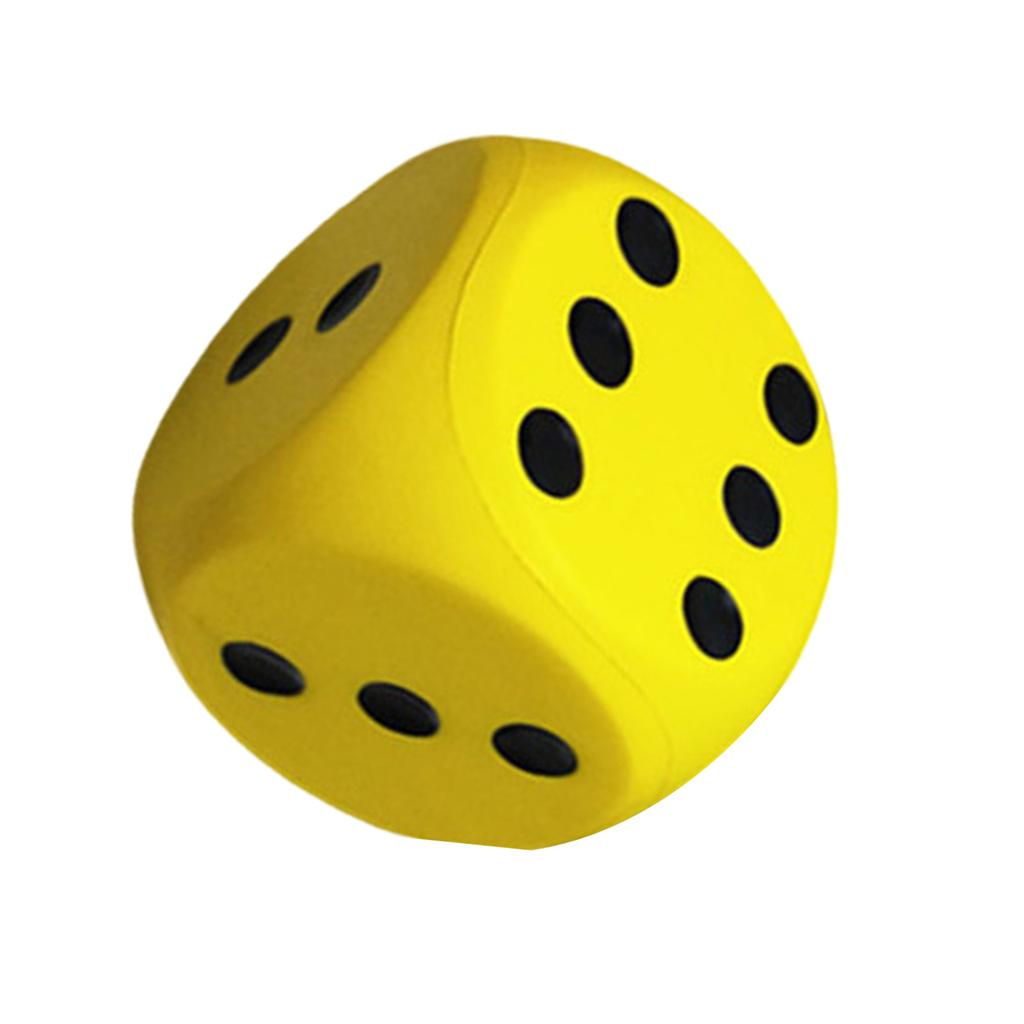 Large Foam Dices Soft Jumbo Dot Dices Learning 6 Sided 6 Inch Foam Dices Giant Dices Educational Toy for Stress Relief