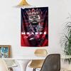Mbappe Trophy Wall Decor Tapestry Art For Pet Memorial Birthdaywedding Party Backdrop Family Gift