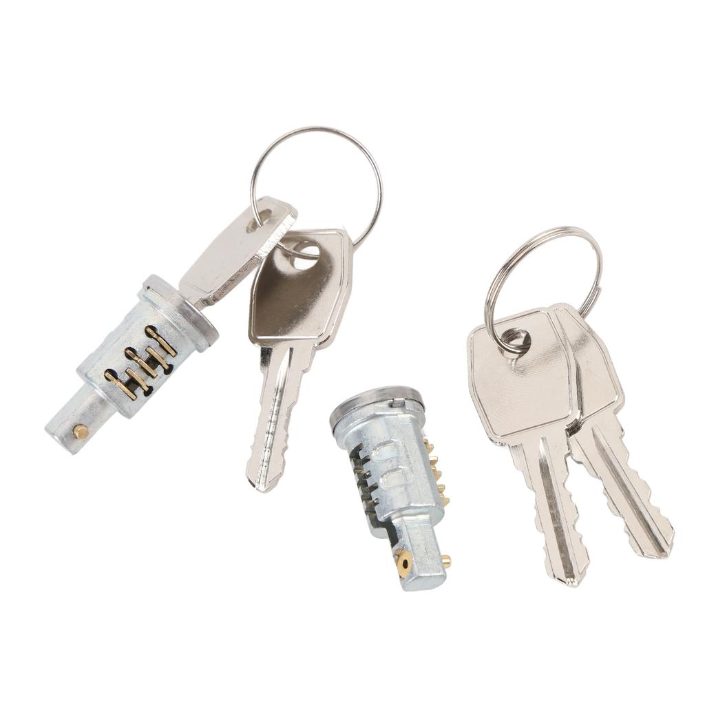 Комплект личинок замка двери MTC6504 металлический прочный комплект личинок замка передней двери с ключами для Defende