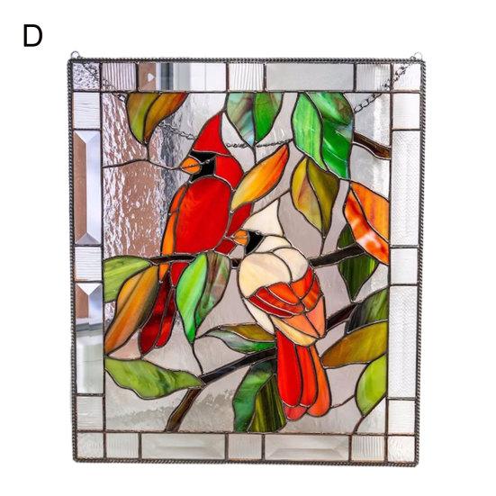 Yousheng Bird Настенная художественная подвеска для украшения дома широко использует витражные акриловые оконные завесы Товары для дома