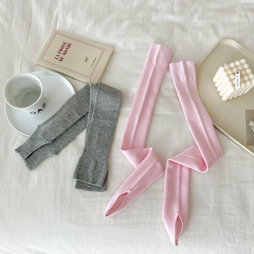 Однотонные женские чулки выше колена, длинные носки до колена, модные длинные носки до колена, женские