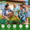 6/7Pcs Kids Gardening Tools Set Metal Rustproof Gardening Planting Tools with Wood Handle Educational Toddler Outdoor Garden Toy