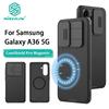 NILLKIN For Samsung Galaxy A36 5G Phone Case CamShield Pro Magnetic Camera Protection Back Cover
