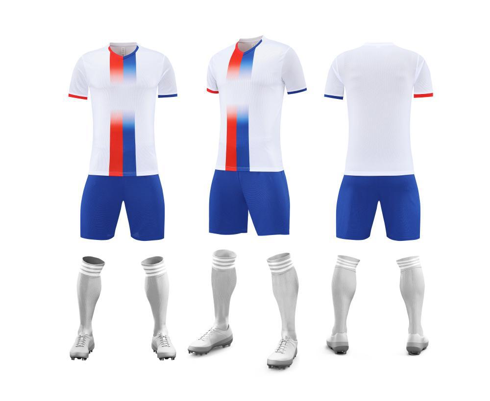 Football Uniform Suit Short Sleeve Jersey Competition Training Quick-Drying Sports World Cup Fan Version Team