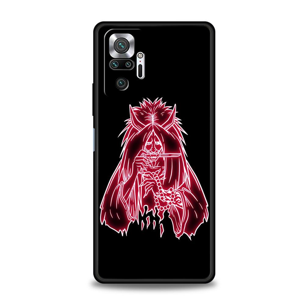 Силиконовый чехол для телефона Xiaomi Redmi Note 12 10 11 9 8 Pro Plus 9S 7 8T 9T 9A 8A 9C K40 игровой мягкий чехол самурайская маска онини неоновая