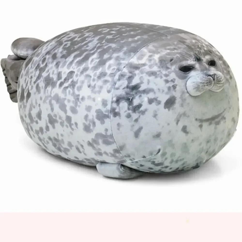 Hot 20-60cm Giant Seal Lifelike Grey Sea Lion Aquatic Animal Soft Stuffed Doll HOT INS Plushie Gift...