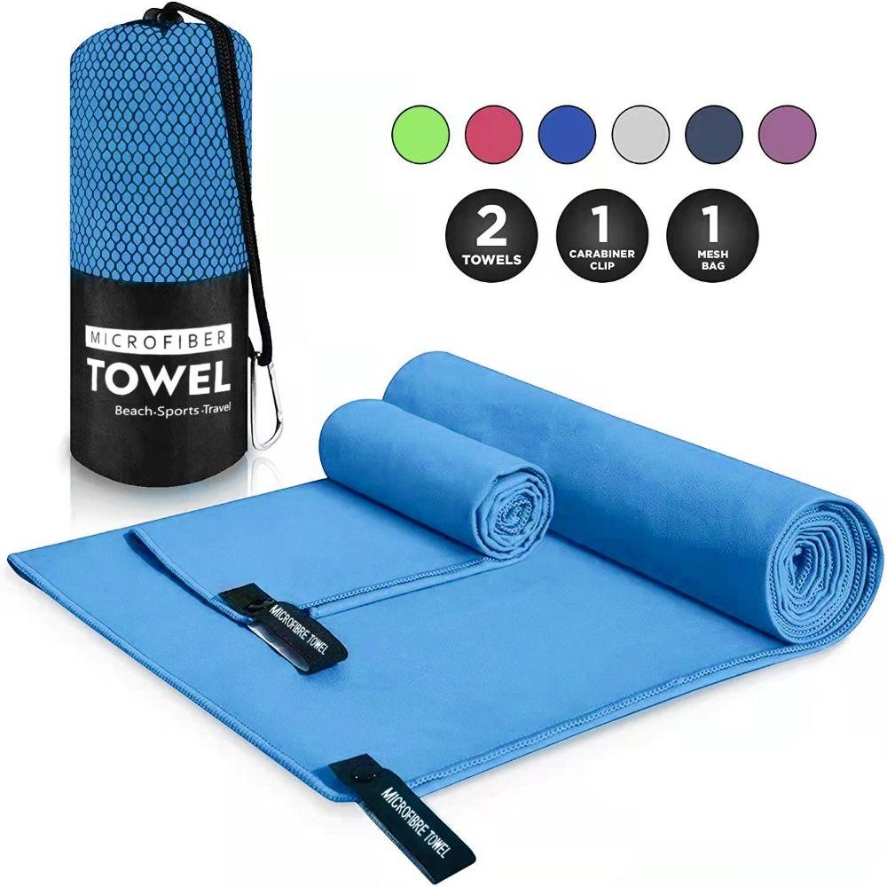Microfiber Quick Drying Towel Double-sided Velvet Yoga Fitness Towel   Fitness