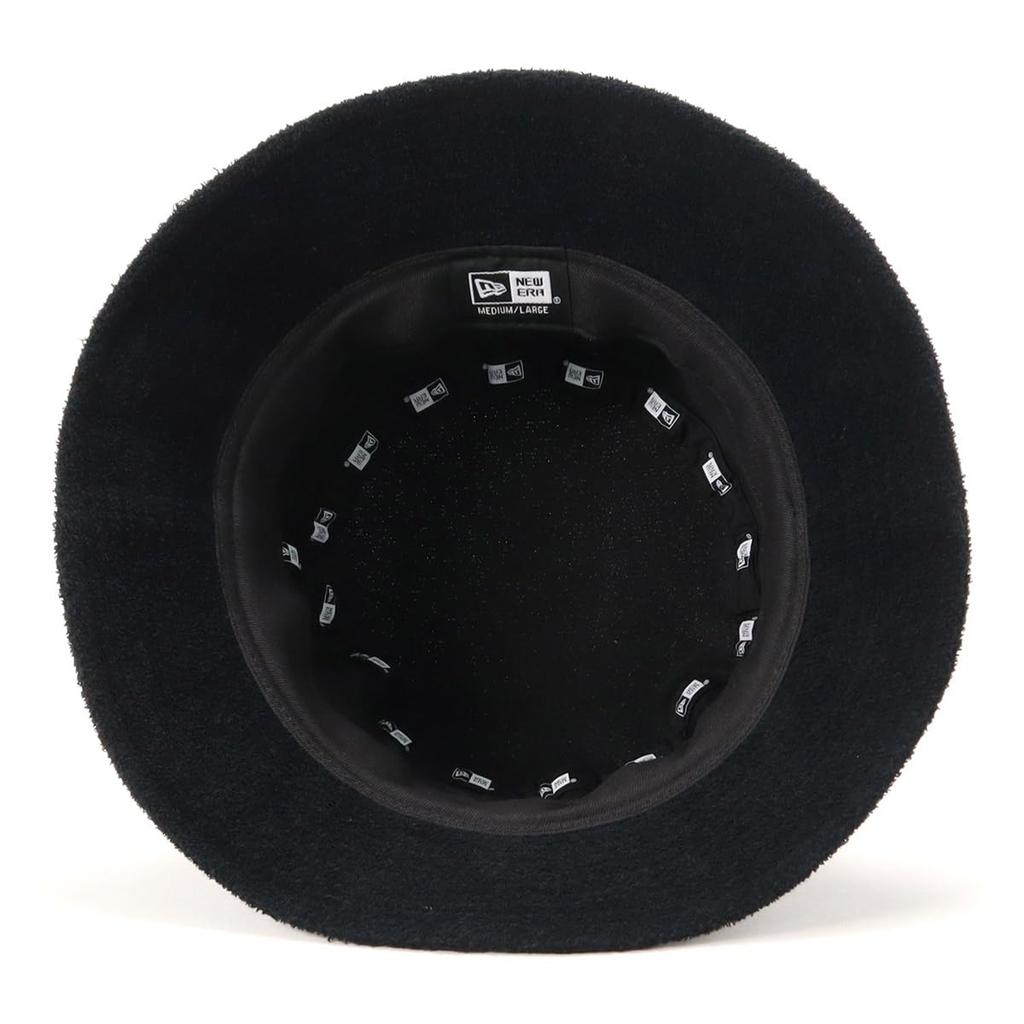 Панама ворсовая простая черная BUCKET01 PILE BASIC BLK [New Era] S/M