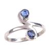Natural Kyanite Gemstone 925 Solid Sterling Silver Jewelry Ring Size 8.5 B6b35