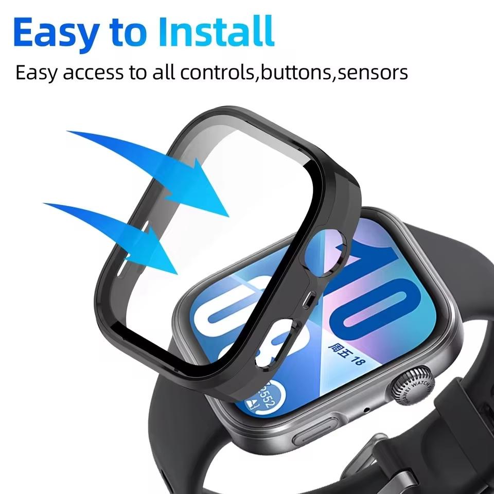 Стекло+Чехол для Huawei Watch Fit 4 Pro Аксессуары Закаленное Защитное Стекло Рамка Бампер Чехол для Huawei Watch Fit 4 Pro Чехол