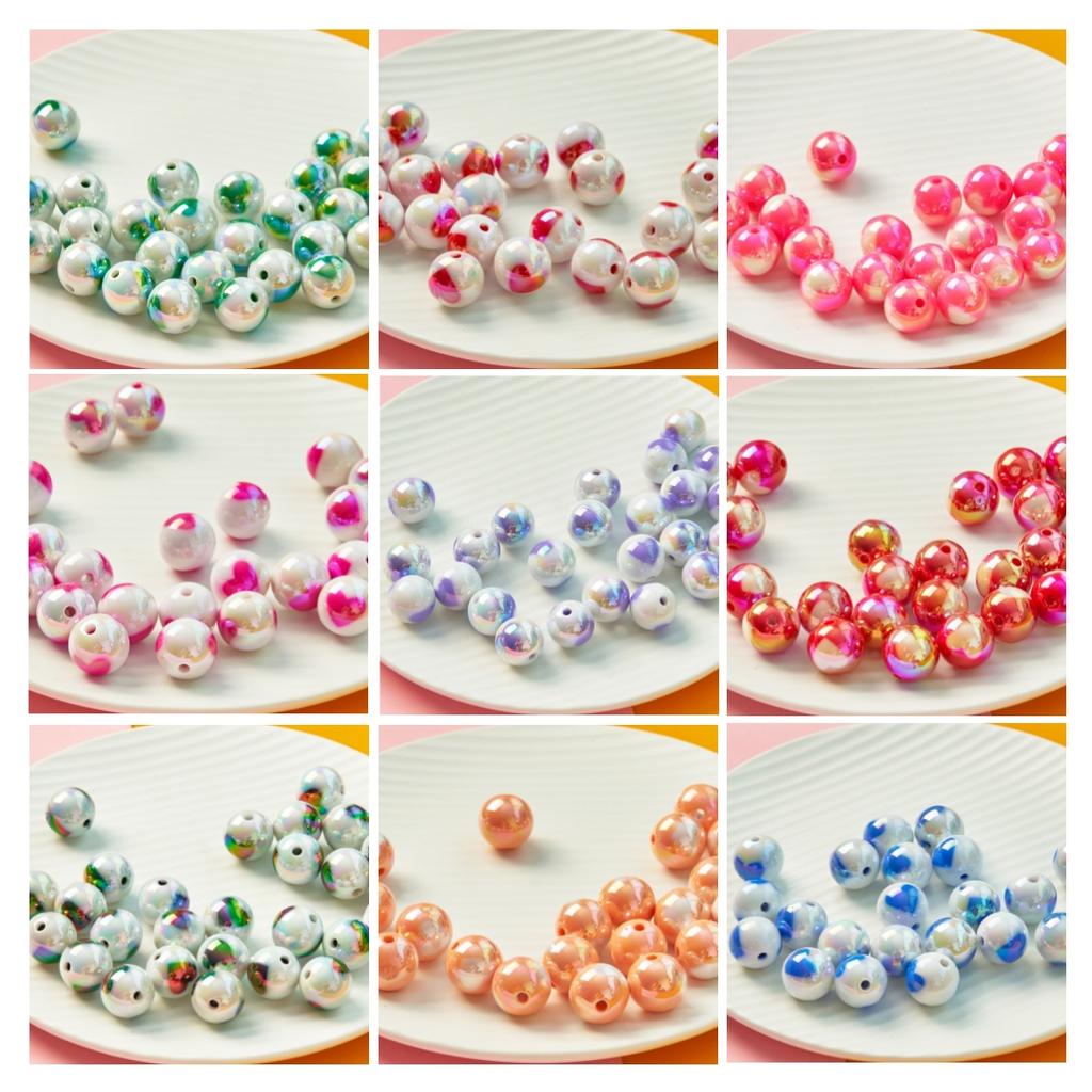 Цепочка для мобильного телефона DIY Браслет 16 мм 5 шт. Ожерелье Love Ball Свободные бусины Ювелирный материал Брелок Аксессуары из бисера Акриловые бусины