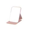 Compact Folding Vanity Mirror: Portable, Minimalist Design for Women, Perfect for Desktop or Travel.